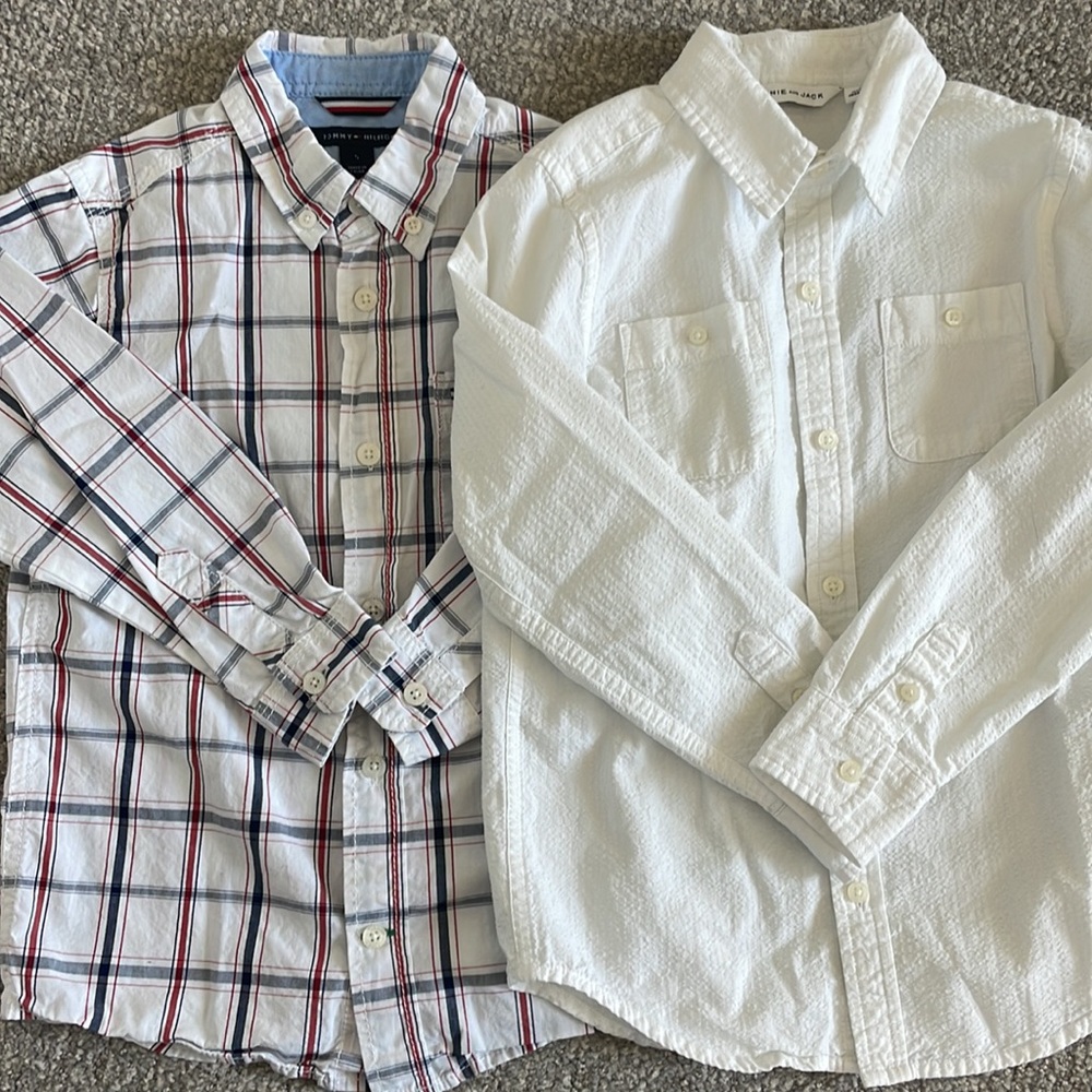 Set of two boys shirts Tommy Hilfiger and Janie and Jack